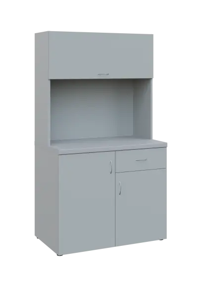 KUCH - SIMPLE 3 kuchyňka s výklopem (lednice), 1800x1000x6000 mm, šedá